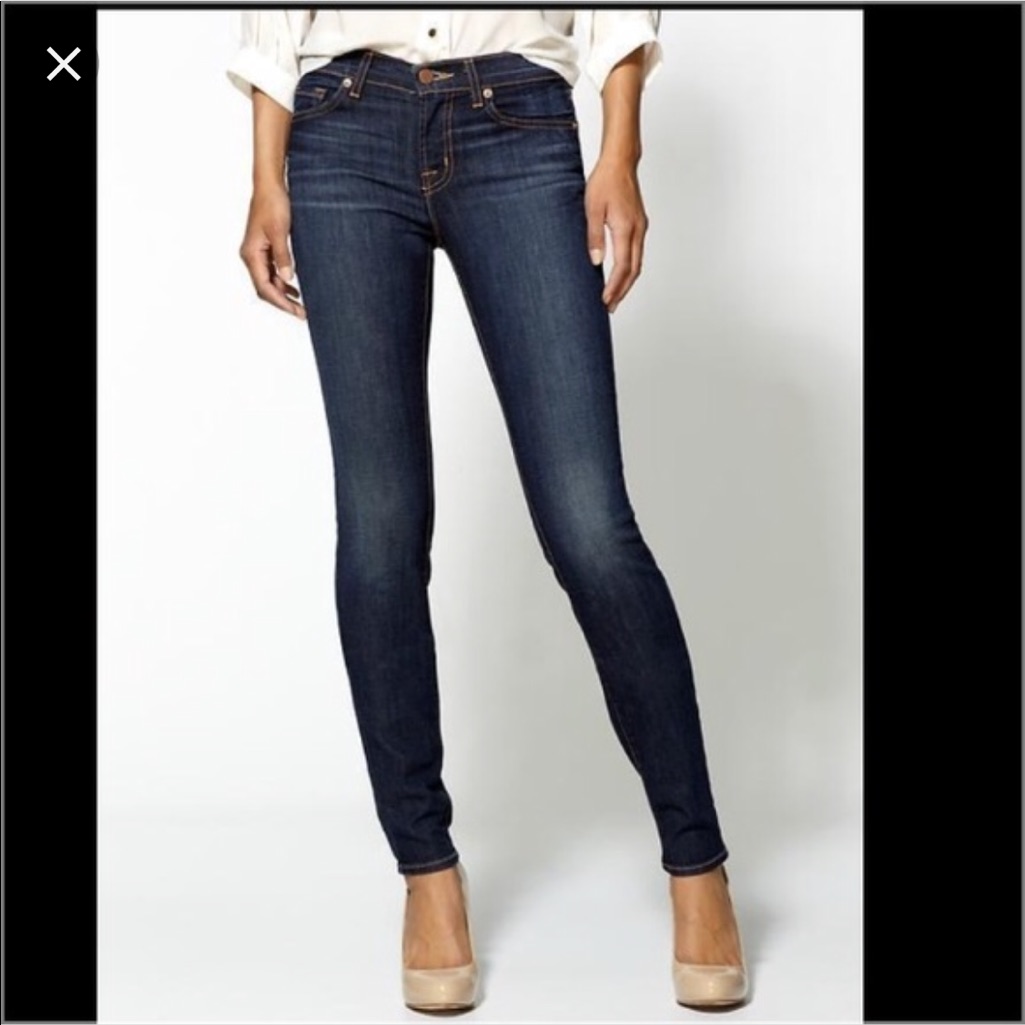 J Brand Pure Skinny Ankle Cropped Jeans